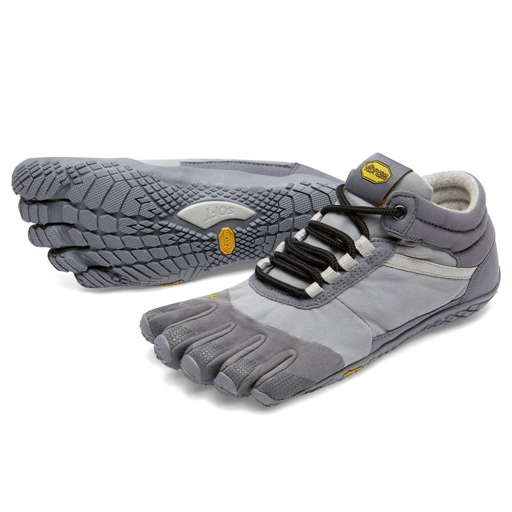 Zapatos De Trail Mujer Grises - FiveFingers Trek Ascent Insulated - KDTOPQ-089